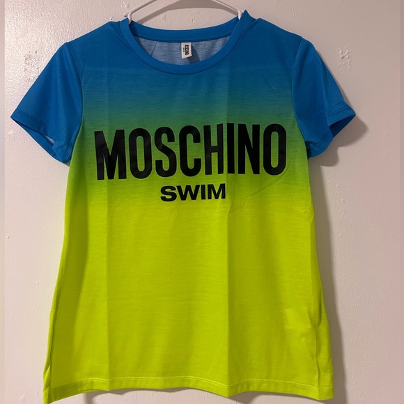 Moschino Tops - Moschino Swim Gradient Tee